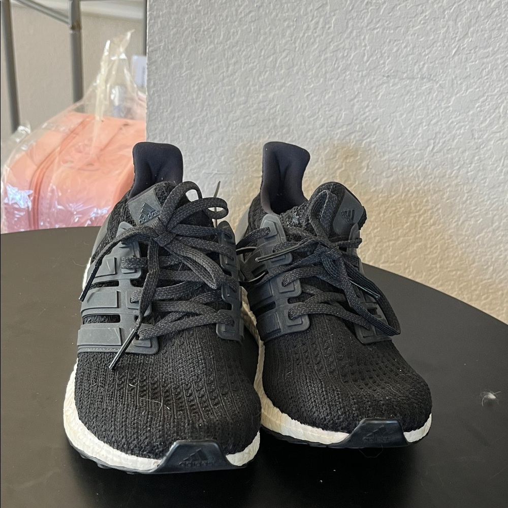 adidas Black and White Athletic Shoes
